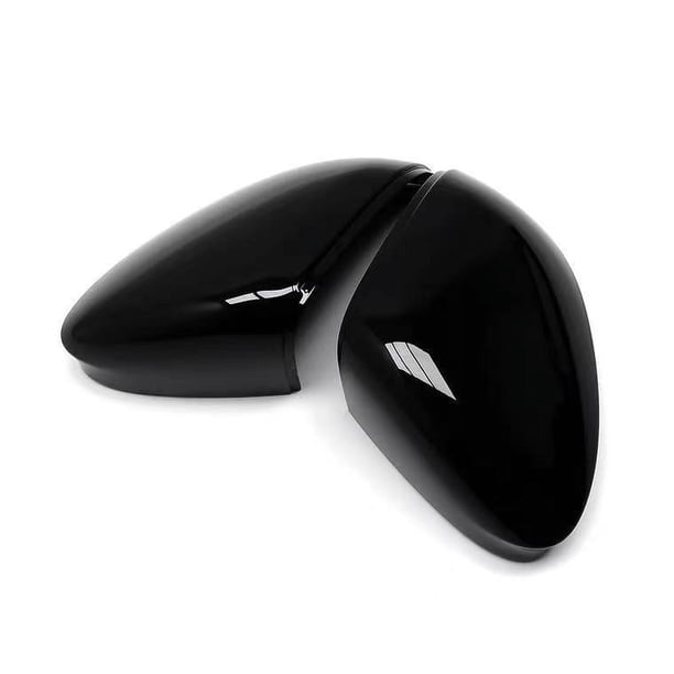 Adecuado para Golf 8Rline Piano Black Carbon Fiber Pattern Espejo retrovisor Carcasa del espejo retrovisor