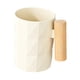 thumbnail image 4 of Taza para cepillo de dientes, taza de baño, enjuague bucal fácil de limpiar, taza de almacenamiento con mango de madera para parejas, adultos, niñas, niños, adolescentes, regalo Cremoso, 4 of 9
