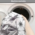 thumbnail image 6 of Compass Dog Crate Cover, Black and White Sketch Style Windrose Discovering New Places Nautical Elements, Easy to Use Pet Kennel Cover for Medium Large Dogs, 35" x 23" x 27", Black White, by Ambesonne, 6 of 6