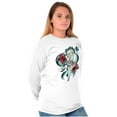 thumbnail image 3 of Betty Boop Cartoon Cutie Tattoo Women Plus Size Long Sleeve Tee Brisco Brands 2X, 3 of 5