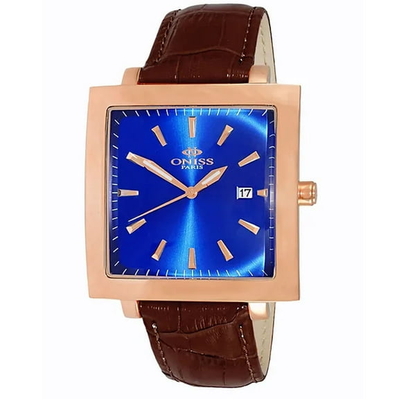 Oniss Men's Quad Blue Dial Watch - ON4444-MRGBU