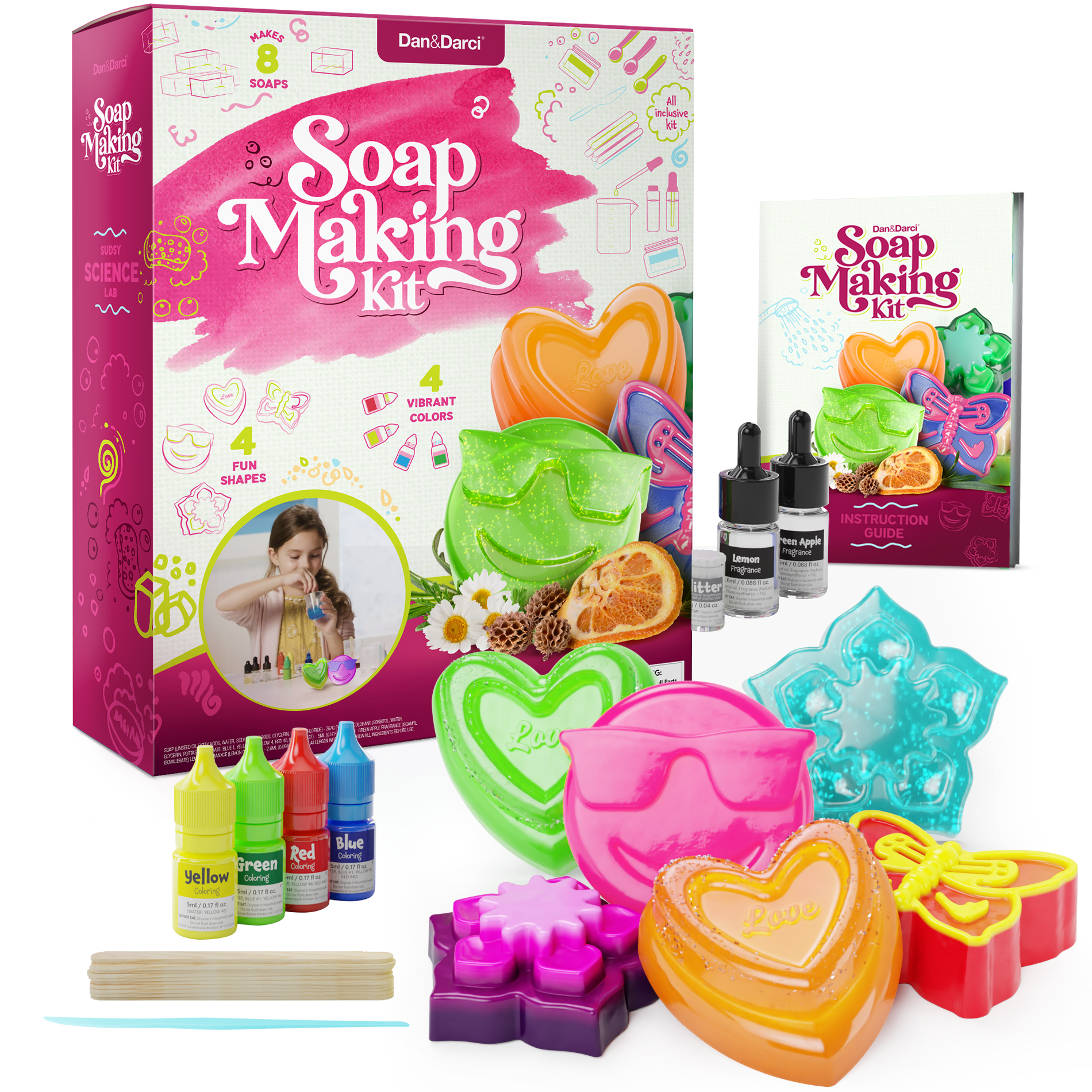 DIY Make Your Own Creative Slime Putty Kids Toy Christmas Gift Play Lab Kit 75 