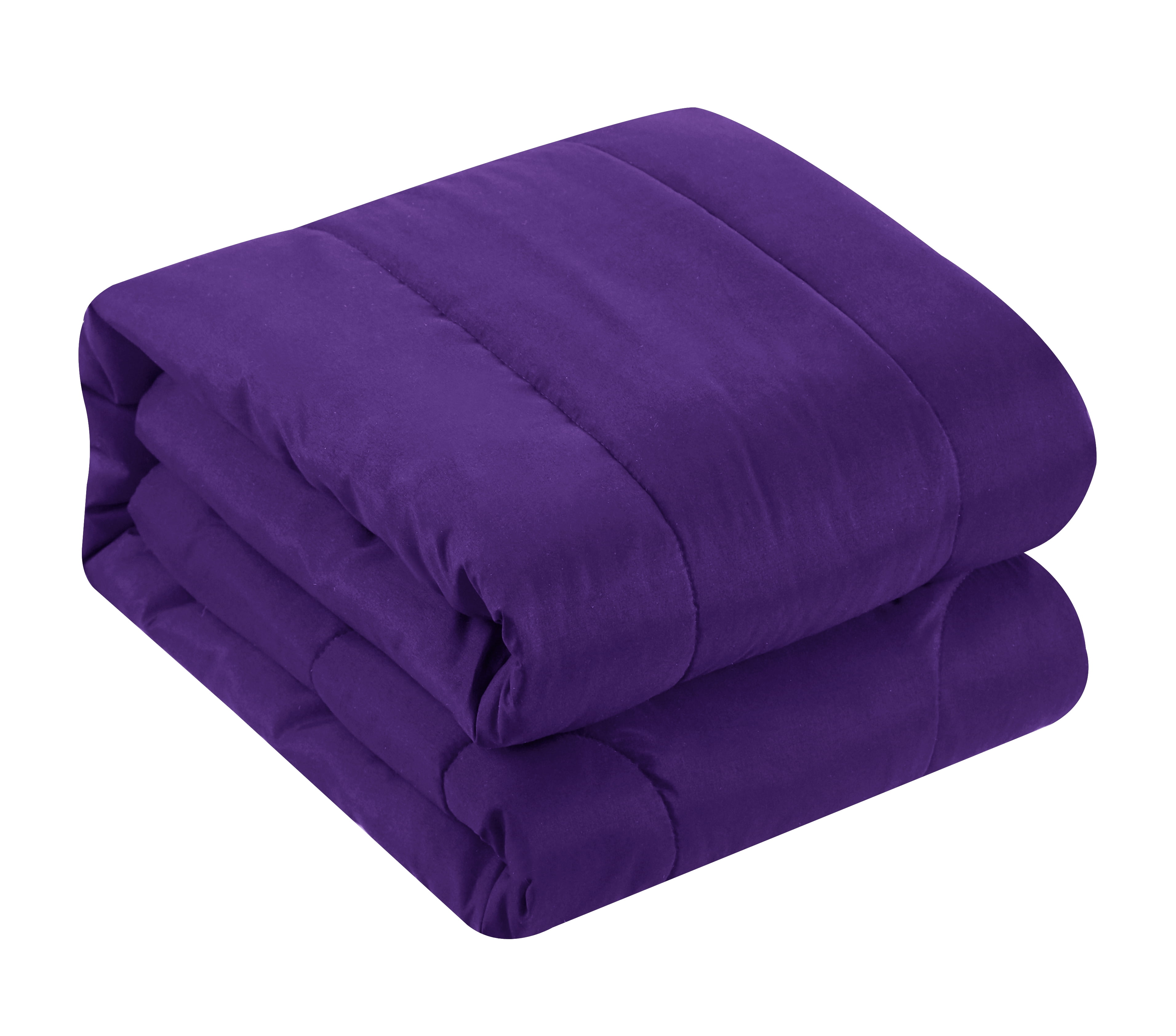 Pop Shop University 2 Piece Comforter Set, Twin XL, Purple, Polyester
