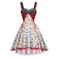 thumbnail image 3 of Levmjia Women Christmas Dresses Long Sleeve Bow Sling Fabric Perfect For Holiday Party Outfit Elegant And Festive Attire, 3 of 3