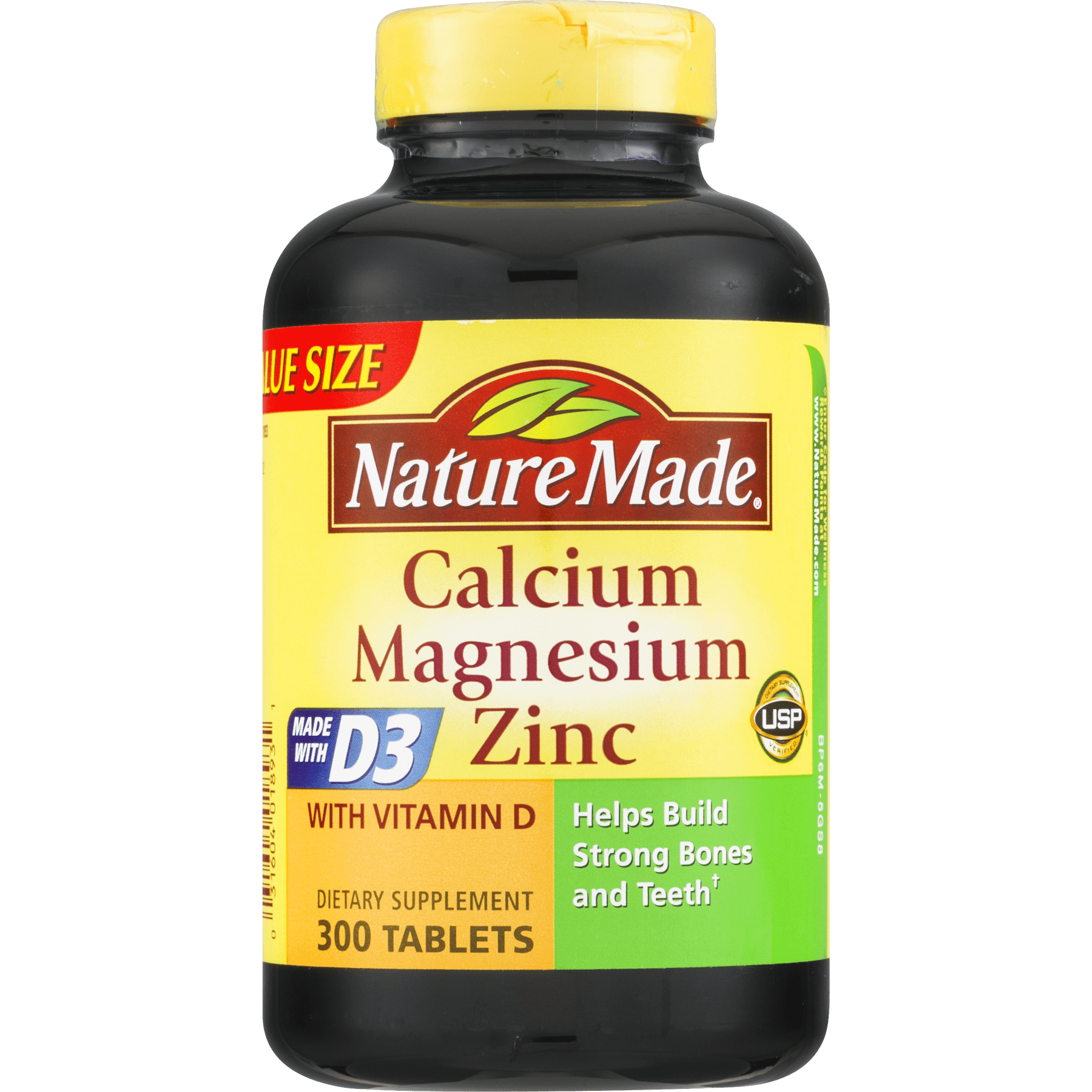 Nature Made Calcium Magnesium Zinc Vitamin D Tablets