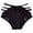 Black, variant on Xijirk Women Panties with Lace Triple Strap Waist Bow Detail Soft Stretch Mid Rise for Daily Night Wear,White,M