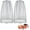 Gray, variant on PETGLE Mosquito Head Net Mesh, Face Neck Fly Netting Hood from Bugs Gnats Noseeums Screen Net for Any Outdoor Lover- with Carry Bags Fits Most Sizes of Hats Caps (2pcs, Khaki, Updated Big Net)