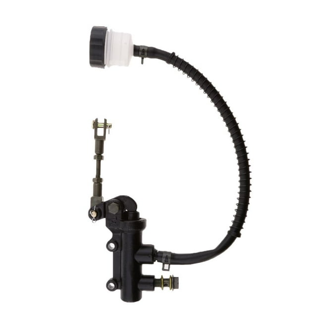 koolsoo Motorcycle Rear Hydraulic Brake Master Cylinder for Go Kart ATV Buggy Dirt