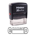 thumbnail image 1 of Printtoo Custom Stamp CHARGED Self Inking Rubber Stamp Office Stationary-Black, 1 of 1