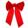 thumbnail image 1 of 10 Uds. Guirnalda navideña con lazo, decoraciones, lazo rojo grande de Navidad, lazos decorativos navideños, lazos para fiesta de Navidad, 1 of 8