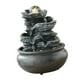thumbnail image 4 of Fuente de mesa Macarena fuente de cascada interior Fengshui con luces LED color Negro Gris, 4 of 8