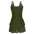 thumbnail image 4 of QURATI Swimwear Swim Dress for Women 2026 Swimsuit Women Modest Bathing Suit Full Coverage Skirt Swimwear Green XL, 4 of 7