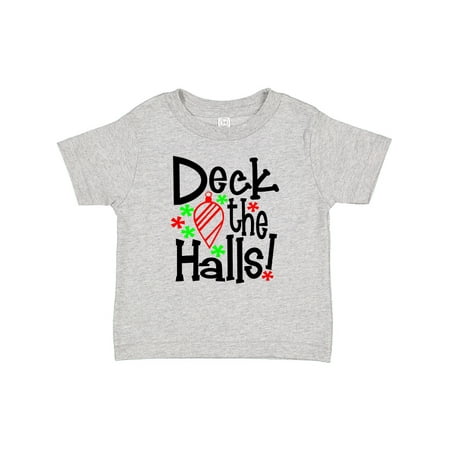 

Inktastic Deck the Halls Christmas Ornament Gift Baby Boy or Baby Girl T-Shirt