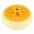 thumbnail image 3 of 2 Pcs 6 Inch/15cm Car Polishing Waxing Pad Sponge M14 Wheel Polishing Waxing Pad Kit Tool, Yellow & Black, 3 of 9