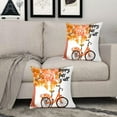 thumbnail image 3 of Dsscvnef Pumpkin Set Autumn Home Atmosphere Decorative Pillow Linen Printed Maple Leaf Pillow, 3 of 3