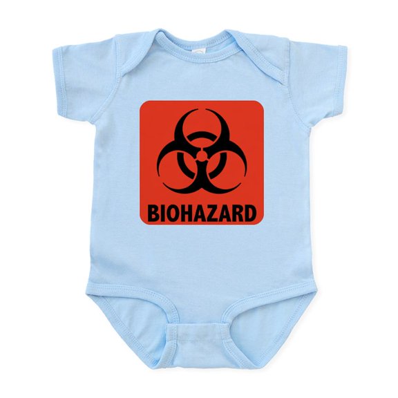 CafePress - Biohazard Warning Symbol Infant Bodysuit - Baby Light Bodysuit, Size Newborn - 24 Months