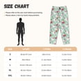 thumbnail image 3 of Pofeuu Bunny And Rose Print Women's Fashion Pajama Pants with Pockets Comfy Drawstring Sleep Lounge Bottoms-XX-Large, 3 of 6