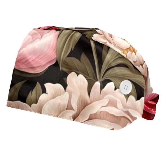 2 Packs Peony Working Cap with Buttons