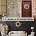 thumbnail image 2 of Corona de hierba de pampas, corona de pampas falsas para puerta principal, corona de pampas artificiales para todas las estaciones, decoración de pared boho, 2 of 5