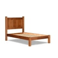 thumbnail image 6 of Grain Wood Furniture Shaker Solid Wood Panel Platform Bed, Twin Size, Walnut, 6 of 7
