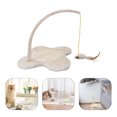 thumbnail image 2 of Shisuyan Sisal Cat Scratching Post with Hanging Mouse Toy Fun kitten scratching post for Indoor Kittens and Cats, 2 of 8