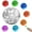 50 cm, variant on Lorelo Large Disco Ball, Big Hanging Mirror Ball, Lightning Ball Ornaments with Hanging Ring for DJ Club, Stage, Bar, Wedding, Events, Dance Party Decor
