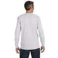 thumbnail image 3 of Hanes TAGLESS Men`s Long-Sleeve T-Shirt - Best-Seller, M, Ash, 3 of 4