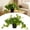 E, variant on 1 Potted Artificial Pothos Hanging Plant Faux Dense Potted Vine in Plastic Pot for Home Shelf Bathroom Kitchen Decor 36cm, Clearance Green