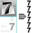 thumbnail image 6 of iSYFIX Black Vinyl Number 7 (Seven) Stickers - 6 Pack 5 inch Self Adhesive - Decal Die Cut & Pre-Spaced for Mailbox, Signs, Window, Door, Cars, Trucks, Home, Business, Address Number, 6 of 6