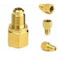 thumbnail image 2 of 2PCS R12 To R134a R134a To R12 Adapter Kit 1/4 Female Flare 1/2 Acme Male, 2 of 9