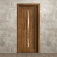 thumbnail image 3 of Sliding Pocket Door 30 x 84 inches | Ego 5014 Cognac Oak | Kit Rail Hardware | Solid Wood Interior Bedroom Modern Doors, 3 of 5