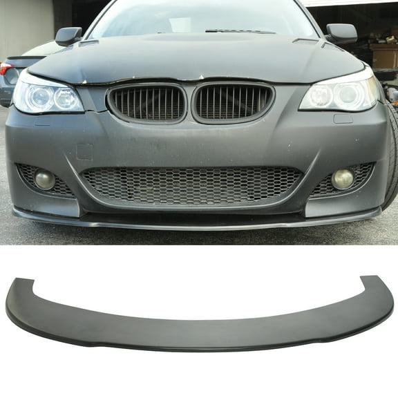 Ikon Motorsports Compatible with Universal Under Front Bumper Lip Spoiler Splitter 66" x 20" Polyurethane (PU)