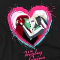 thumbnail image 3 of Harley Quinn Animated Series Harley Ivy Kiss Kids T Shirt (Small) for Youth Toddler Boys and Girls, Black, 3 of 5