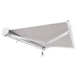 thumbnail image 2 of Awntech 16' x 10' Full Cassette Right Motorized Patio Retractable Awning, Gray, 2 of 7