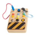 thumbnail image 4 of Interruptor de juguete Montessori, juguete educativo sensorial, juguete de viaje, tablero ocupado de madera para niños de 2, 3 y 4 años, regalos de cu Baoblaze tablero ocupado, 4 of 8