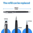 thumbnail image 2 of Injueey 10Pcs Stylus Touch Pens Kids Writing Household Supplies Tool Students Prop Ballpoint Stationery Pen Business Type3, 2 of 6