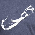 thumbnail image 3 of CafePress - Bermuda Silhouette T Shirt - Mens Tri-blend T-Shirt, 3 of 4