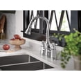thumbnail image 2 of Moen S73204 Weymouth Two Handle Pulldown Bridge Kitchen Faucet, Chrome, 2 of 5