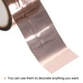 thumbnail image 5 of Uxcell 32.8 ft x 1.2 inch Aluminum Foil Tape Mirror Film Tape for DIY Crafts, Rose Gold, 5 of 5