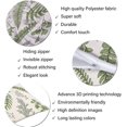 thumbnail image 6 of Sage Green Body Pillow Cover Leaves Tropical Plant Leaf Botanical Vintage Floral Cushion Long Pillowcase with Zipper Luxury Covers Decorative Large Bedding Cases for Couch, 20''''x54'''', 6 of 6