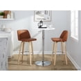 thumbnail image 3 of Toriano 30" Fixed-Height Bar Stool, Bar Chairs, Swivel Bar Stools, Bar Stools Set of 2, 3 of 6
