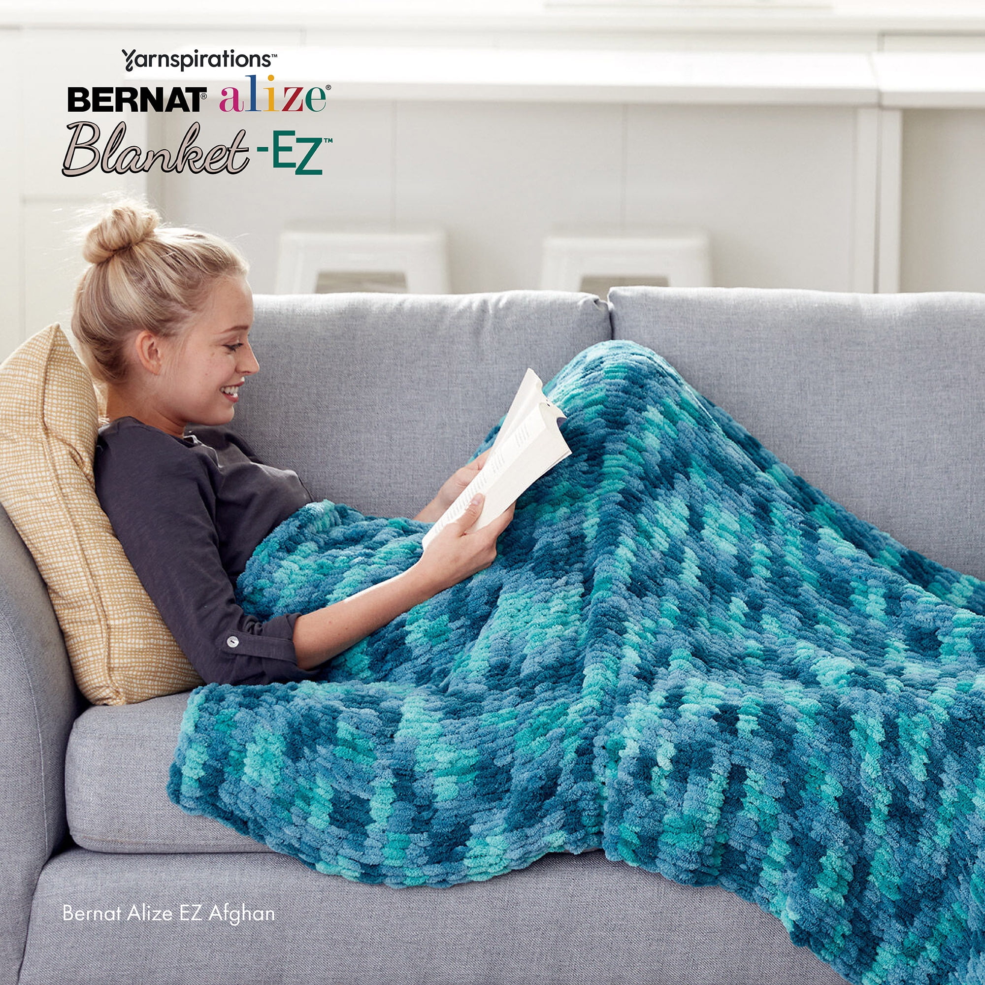 Thistle Bernat 16103737021 Alize Blanket-EZ Yarn 