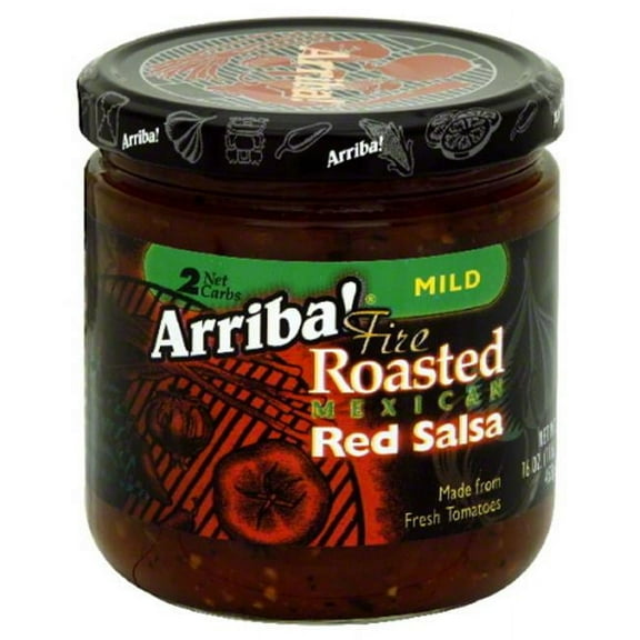 ARRIBA SALSA RED MILD-16 OZ -Pack of 6