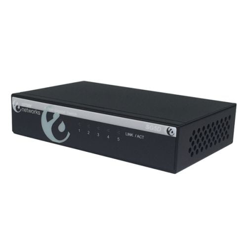 Commutateur Ethernet Nway à 5 Ports 10/100/1000Base-T 1Gbps. Format Compact avec 5 Ports RJ45 po
