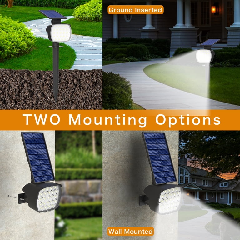 CHARKEE Solar Spotlights, 800LM Cool White 8-Pack photo 6