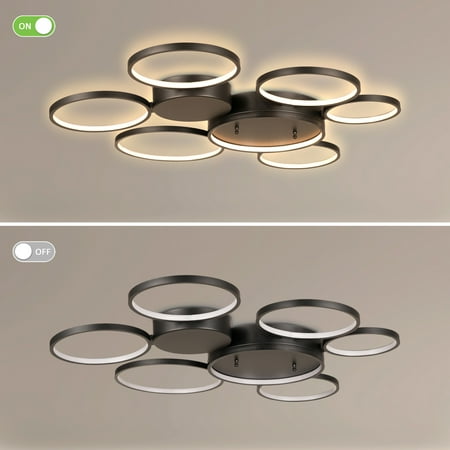 

【Circular 】 Home LED line light with 33.1x30.7inch monochromatic temperature