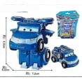 thumbnail image 1 of Mini Transforming Deformation Airplane Robot Action Figures Model Toys for Kids, 1 of 5