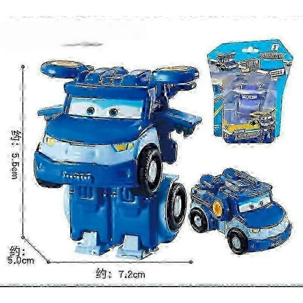 Mini Transforming Deformation Airplane Robot Action Figures Model Toys for Kids