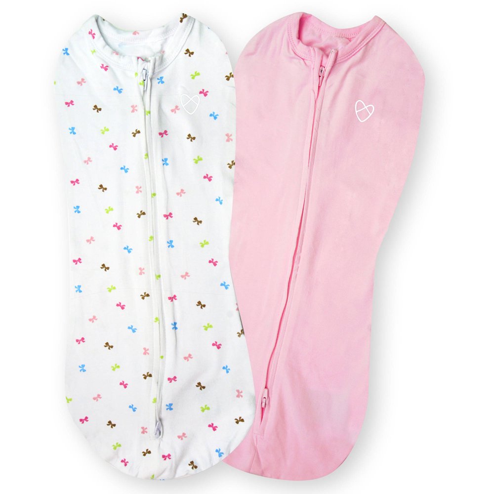 SwaddleMe Pod, 2Pack, Baby Bows