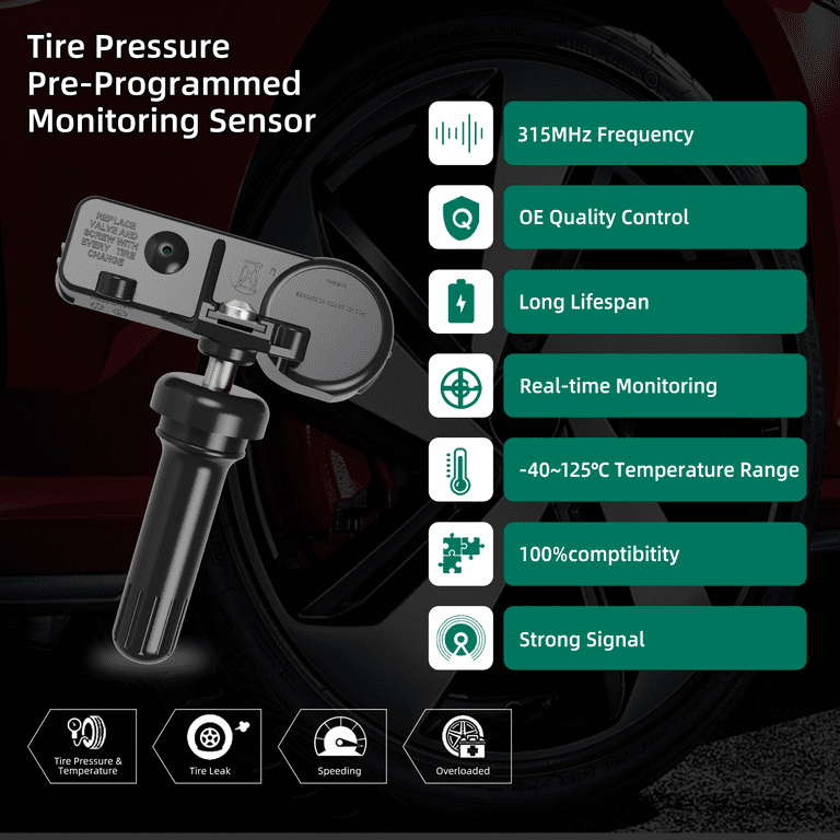 Genuine Tire Pressure Sensor Tpms12 De8t-1a180-aa - Buy De8t-1a180-aa